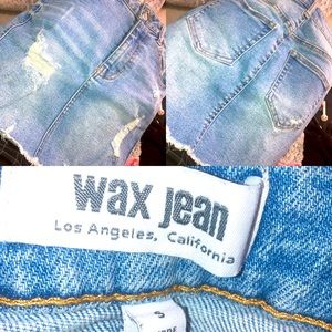 Wax Jean skirt